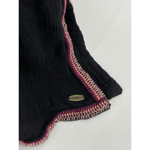 O'Neill Womens XS Beach Swimsuit Cover Up Boho Style Black Embroidery Surf Dress - Picture 4 of 12